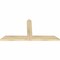 Ekena Millwork Portland Rough Sawn Timber Gable Bracket, Douglas Fir, 48"W x 24"H x 2"D x 4"F, 12/12 Pitch GBW048X24X0204POR00RDF - alternate 2